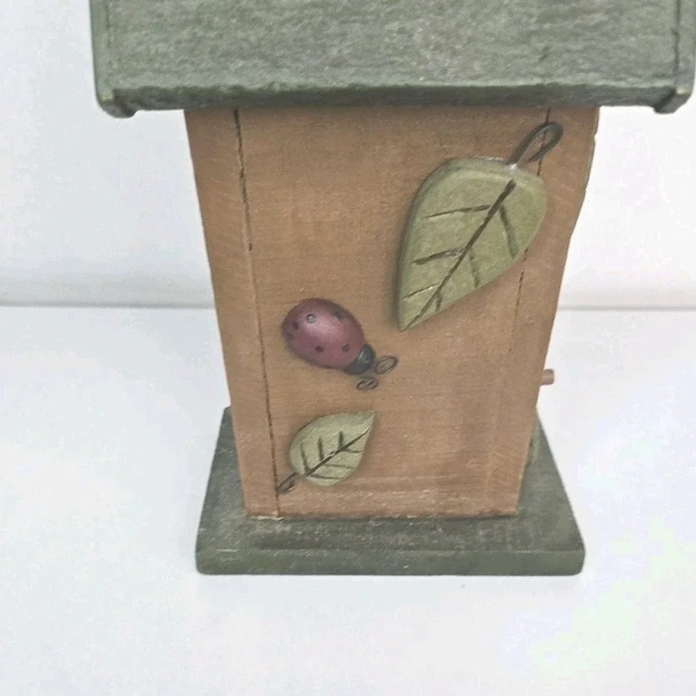 Ohio Wholesale Inc. Ye Olde Lighthouse Bait Shop Wall Hanging Bird House Ladybug